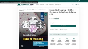 Specialty Imaging: HRCT of the Lung, 3rd edition Original PD
