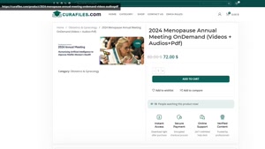 2024 Menopause Annual Meeting OnDemand (Videos + Audios+Pdf)