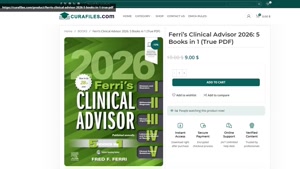 Ferri’s Clinical Advisor 2026: 5 Books in 1 (True PDF)