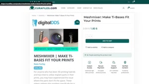 Meshmixer: Make Ti-Bases Fit Your Prints