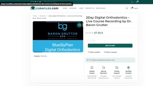2Day Digital Orthodontics – Live Course Recording by Dr. Bar
