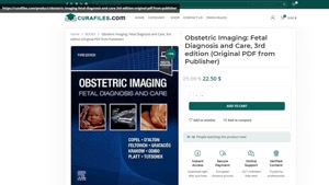 Obstetric Imaging: Fetal Diagnosis and Care, 3rd edition (Or