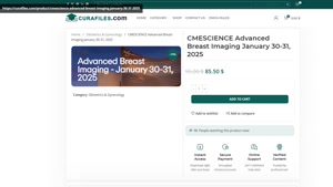 CMESCIENCE Advanced Breast Imaging January 30-31, 2025