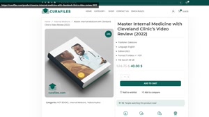 Master Internal Medicine with Cleveland Clinic’s Video Revie