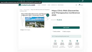 Mayo Clinic RNA Discoveries and Therapeutics Conference 2025