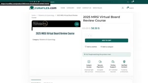 2025 MRSi Virtual Board Review Course