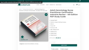 Adult-Gerontology Nurse Practitioner Certification Intensive