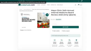 Mayo Clinic 34th Annual Internal Medicine Board Review 2025 