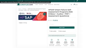 HFSAP (Heart Failure Self-Assessment Program) 2025 (Videos +