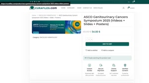 ASCO Genitourinary Cancers Symposium 2025 (Videos + Slides +
