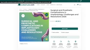 Surgical and Prosthetic Complications in Implantology: Chall
