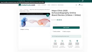 Mayo Clinic 2025 Echocardiography Online Board Review (Video