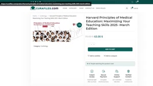 Harvard Principles of Medical Education: Maximizing Your Tea