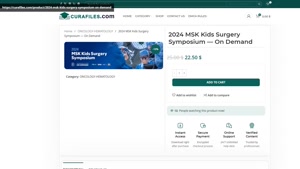 2024 MSK Kids Surgery Symposium — On Demand