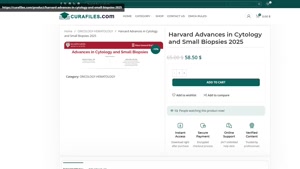 Harvard Advances in Cytology and Small Biopsies 2025