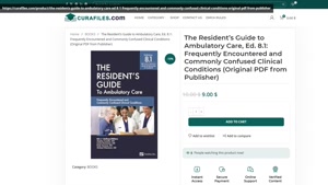 The Resident’s Guide to Ambulatory Care, Ed. 8.1: Frequently