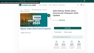 ASN Kidney Week 2024 – Glomerular Diseases: 2024 Update