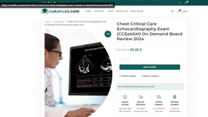 Chest Critical Care Echocardiography Exam (CCEeXAM) On Deman