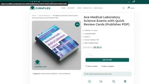 Ace Medical Laboratory Science Exams with Quick Review Cards