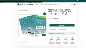 Operative Techniques in Orthopaedic Surgery, 3rd edition (Vi