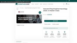 Harvard Psychopharmacology 2025: A Master Class