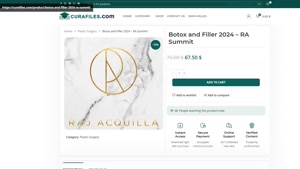 Botox and Filler 2024 – RA Summit