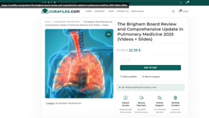 The Brigham Board Review and Comprehensive Update in Pulmona