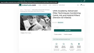 UMA Academy Advanced Filler Techniques Combining CaHA, HA an