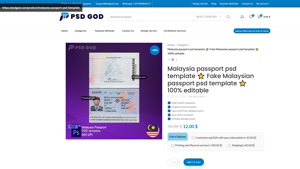 Malaysia passport psd template ⭐️ Fake Malaysian passport ps