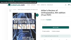 Miller’s Review of Orthopaedics, 9th edition (True PDF)