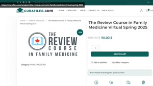 The Review Course in Family Medicine Virtual Spring 2025
