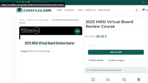 2025 MRSi Virtual Board Review Course