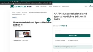 AAFP Musculoskeletal and Sports Medicine Edition 11 2025