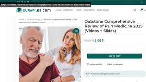 Oakstone Comprehensive Review of Pain Medicine 2025 (Videos 