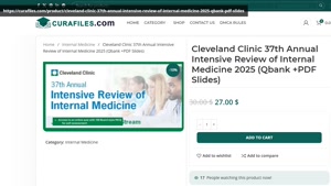 Cleveland Clinic 37th Annual Intensive Review of Internal Me