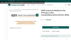 MER Internal Medicine for Primary Care: Cardio/Neuro/Onc/Pul