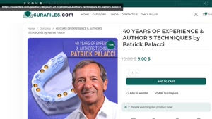 40 YEARS OF EXPERIENCE & AUTHOR’S TECHNIQUES by Patrick Pala