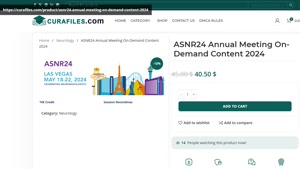 ASNR24 Annual Meeting On-Demand Content 2024