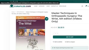 Master Techniques in Orthopaedic Surgery: The Wrist, 4th edi