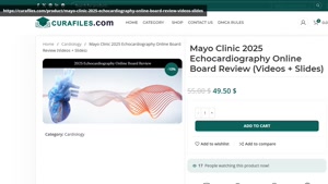 Mayo Clinic 2025 Echocardiography Online Board Review (Video