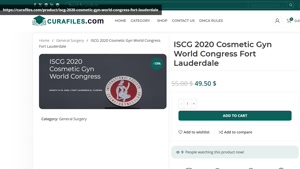 ISCG 2020 Cosmetic Gyn World Congress Fort Lauderdale