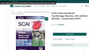 SCAI Interventional Cardiology Review, 4th edition (EPUB + C