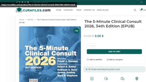 The 5-Minute Clinical Consult 2026, 34th Edition (EPUB)