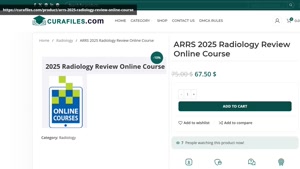 ARRS 2025 Radiology Review Online Course