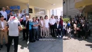 گزارش اختصاصی خبرنگار هاناخبر از مراسم استقبال از امیر غفوری