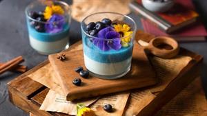 نوشنیدنی و بستنی خنک تابستانی - طرز تهیه دسر بلوبری