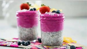 نوشنیدنی و بستنی خنک تابستانی - طرز تهیه بستنی دراگون فروت