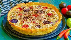 آشپزخونه خودمونی - طرز تهیه کیش سبزیجات