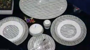 سرویس پذیرایی طلایی  کار  شده دستی  