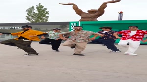 رقص گروه هوپ استایل / چیزی نیست فقط ی کم گرمه❤️‍🔥🤣 